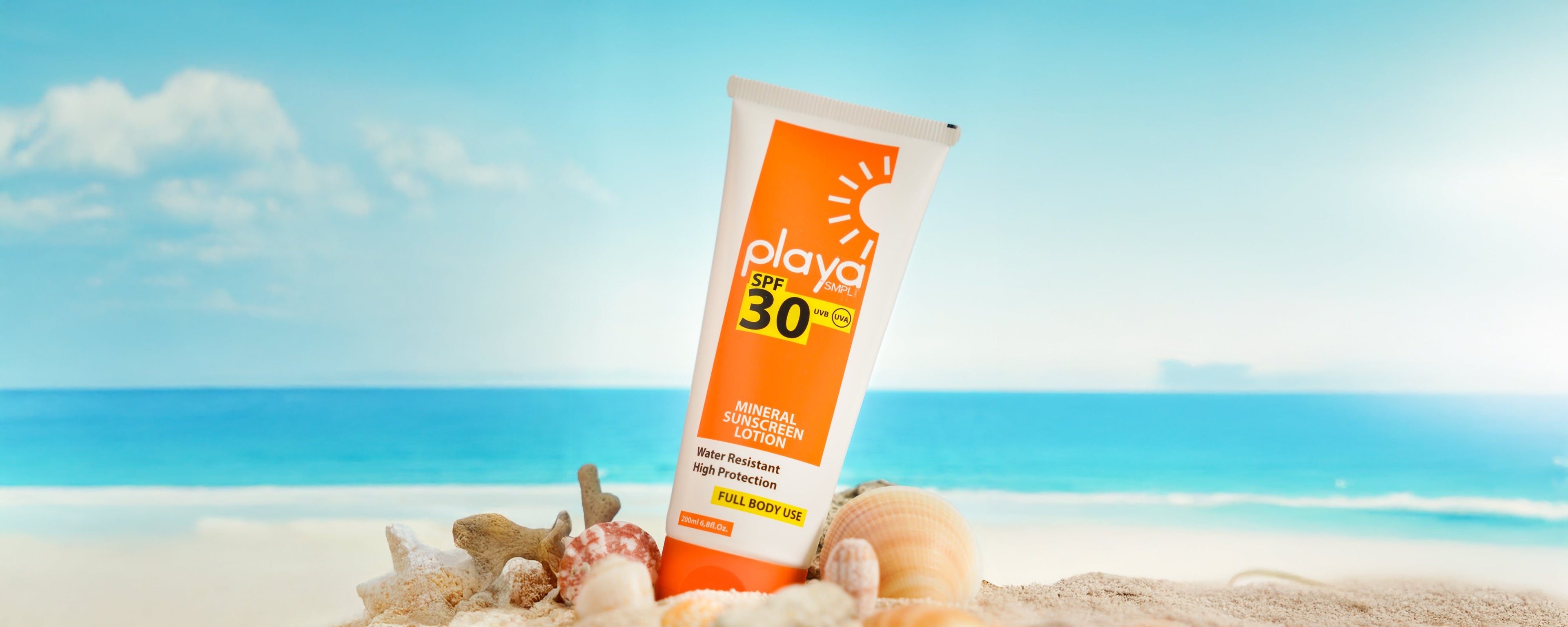 The Playa SPF30 Mineral Sunscreen, Simplified
